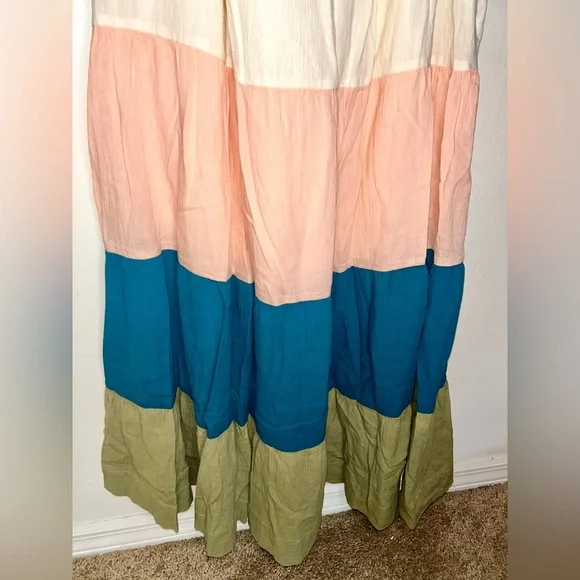 NWT Old Navy Colorblock Sleeveless Maxi Dress Size Large - Picture 6 of 10